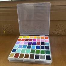 98 Color Solid Watercolor Paint Set - Professional Artist Grade, Suitable For Chinese Painting, Landscape Painting And DIY Crafts, Comes With Portable Gift Box For Easy Storage And Carrying - Multicolor - View 14