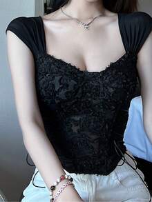 Women Tops - Pink - View 3