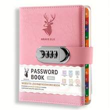 Secure Password Organizer, Password Book, Creative Password Book With Letter Tabs, Designed As A Lockable Personal Information Notebook, Including Diary And Password Management Functions, Office And School Supplies. - One Size - View 11