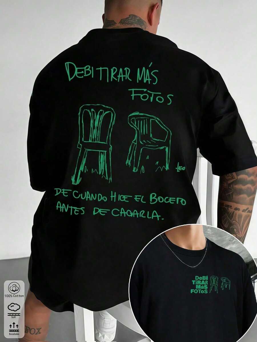 Men T-Shirts - Black - View 1