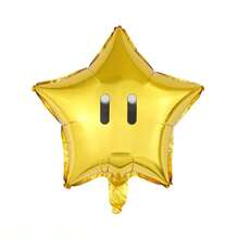 SUPER MARIO BROS. 1set/2pcs Super Plumber Bros Character Shaped Foil Balloon Set, Super Brother Mushroom And Star Helium Balloons, Themed Party Decoration Balloons For Celebrations And Gaming Events - View 3