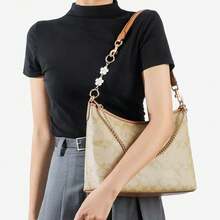 1pc Handbag Underarm Bag Extension Chain, Metal Chain Strap With Spring Ring And Double Open Loop, Replacement Long Chain For Women's Shoulder Bag And Crossbody Bag, Universal Bag Accessory - Gold - View 4