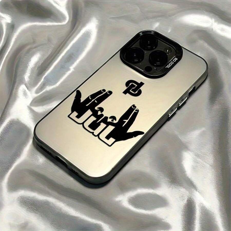 [Envío en 24h desde DE/FR/ES] [Envío local en 24 horas] Funda de teléfono del rapero Jul compatible con iPhone 16, 15, 14, 13, 12, 11 Pro Max, X, XR, XS Max, 8, 7 Plus con cubierta trasera mate anti-caídas. - Plateado - Ver 1