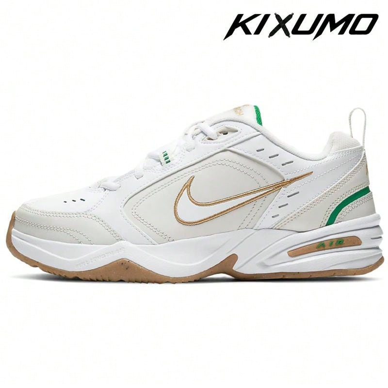 Nike Air Monarch IV 'White Lucky Green Gold' Phantom-Grey Metallic-Gold Sneakers Men 415445-103 - Nhiều màu - Xem 1