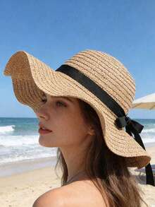 海灘主題托特包套組，印有藝術字體「Beach」海星椰子樹太陽卡通圖案大容量手提包與兩個化妝包，適合婚禮、度假和節日，適合日常使用，給女性、媽媽、老師、朋友、伴娘、學生的絕佳禮物，返校季大包，度假週末短途旅行手提包，給朋友的個性化生日禮物，附圍巾，教師節禮物，返校季 - 彩色 - 查看 5