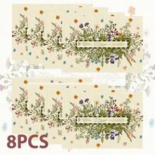 1pc/4pcs/6pcs/8pcs, Minimalist Suitable For Dining Table, Breakfast Mat, Coffee Bar, All-Season Decorative, Washable Table Mat, Room Decor, Kitchen Dining Table Mat, Indoor And Outdoor Party Decor, Home Decor, Ideal Gift - Multicolor - View 14