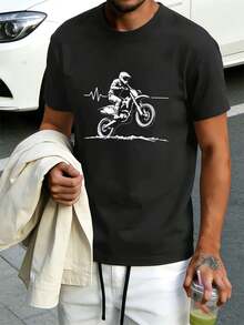 T-shirts för män - Svart - Visa 2
