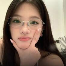 1PC Elegant & Versatile, Eye-Catching High-End Fashion Glasses For Parties And Gatherings - Silver - View 2