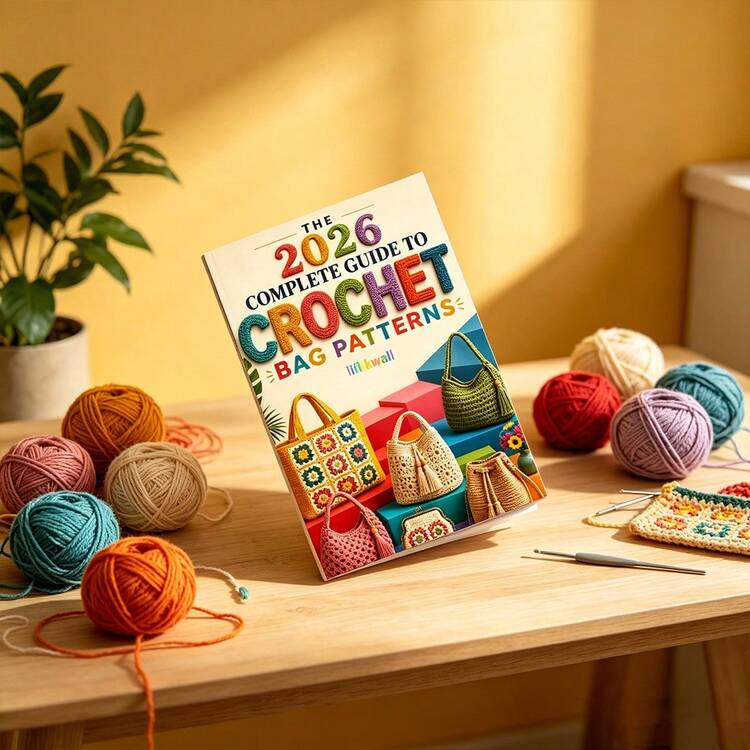 LIFLIKWALL 2D Flat Crochet Bag For Beginners: Complete Crochet Handbag Pattern Guide, Suitable For Beginners And Enthusiasts Who Want To Make Exquisite Handmade Bags, Simple And Stunning Crochet Bag, Gift For Crochet Lovers (Beginner Crochet Series) - A - View 4
