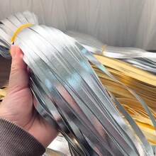 5M/Pack Golden/Silvery Artificial Leather Rope -Soft And Flexible Craft Rope, Suitable For DIY Jewelry Making, Bag Chains And Gift Envelope Straps - 5M/pack - View 6