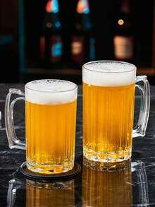 1pc Clear Beer Cup - Clear - View 10