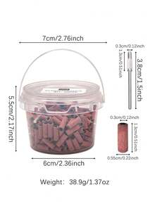 200-Piece/ Box Mini Sanding Bands (80#, 120#, 180#, 240#) + 2 Mandrel (3mm) - Electric Nail Drill Bits, Nail Art Accessories & Tools, Cuticle Remover, Nail Supplies - Brown - View 10