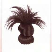 1pc Synthetic Hair Clip, Heat Resistant Hair Clip, Bun Styling - Multicolor - View 7