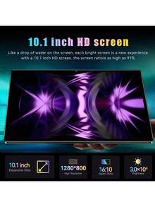 Qetupa Tablet Android 15 inci 10,1 inci, RAM 4GB + ROM 64GB, Prosesor Quad-Core RK3562, WiFi, Layar HD 1280 x 800, Baterai 6000mAh, Kamera Ganda 5MP + 13MP, Speaker Stereo, Desain Stylish, Konstruksi Tahan Lama - Biru - View 2