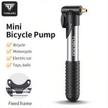 TOSUOD Single Portable Bicycle Mini Air Pump, Small Inflation Cylinder, Universal For Road And Mountain Bikes, Lightweight Compact Easy Storage, Outdoor Cycling Commuting Emergency Tire Repair Inflation Tool Accessory, Perfect For Mountain Bikes, Road Bikes, Basketball And Soccer! - Multicolor - View 12