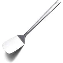 Esptulas de acero inoxidable, volteador slido, esptulas de metal para cocinar, esptulas para barbacoa de cocina para utensilios de cocina antiadherentes, aptas para lavavajillas - F. Volteador de sólidos - Ver 2