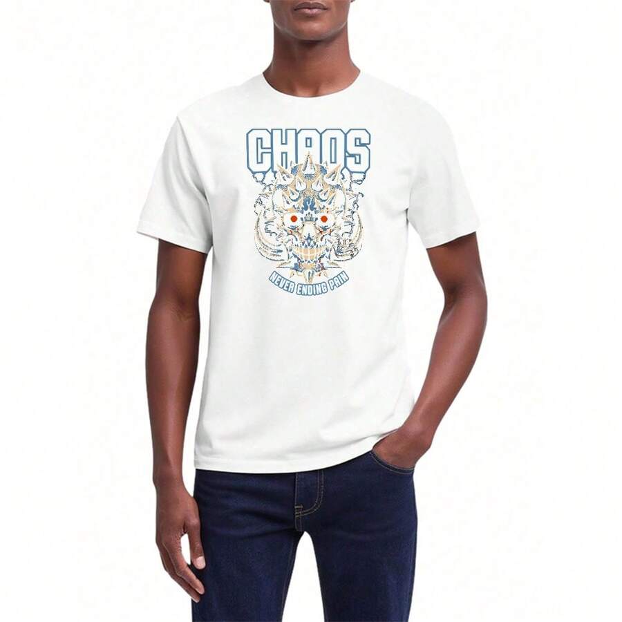 T-shirts för män - Vitt - Visa 1