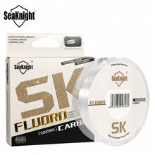SeaKnight 100m/50m Double Layer Fluorocarbon Coated Fishing Line, Double Layer Fluorocarbon Coated Monofilament Main Line, Main Line 3-100lb - White - View 2