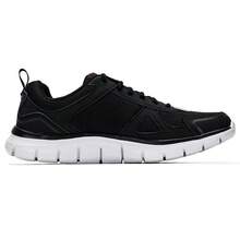 Skechers 男士舒适透气休闲鞋，减震户外日常跑步鞋，52631-BKRD - 52631-BKRD - 查看 6