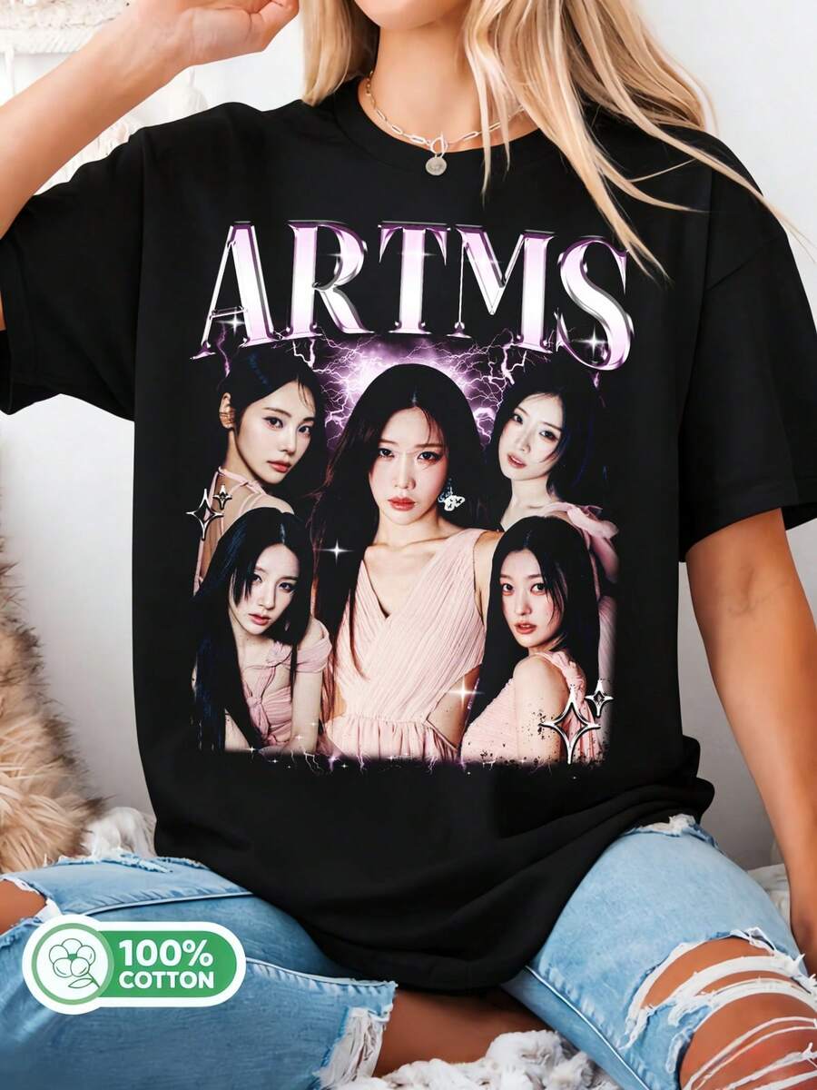 Damen T-Shirts - Schwarz - Übersicht 1