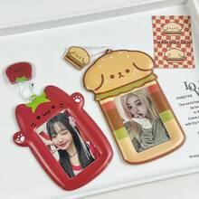 Álbum de almacenamiento de photocards de , álbum de fotos de 3 pulgadas, merchandising de ídolos, llavero con protector de pantalla, álbum de colección de tarjetas pequeñas. - Albaricoque - Ver 4