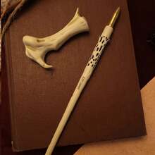 Harry Potter 1pc Magic Series Pen, Wand Ballpoint Pen, Wizard Role Play Accessory, Party Decoration, Holiday/Birthday/Easter Gift, Perfect Writing Tool. Master Your Own Power! - Multicolor - View 3