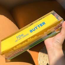 Crispy Shell Butter Stick Squishy Toy, Crunchy Sound Soft Squeeze Stress Relief Fingertip Toy, Cute Yellow Anti-Stress Hand Toy, Office Desk Relaxation Gift, Butter Squishy, Butter Squishy, Butter, Anti-Stress Toy, Squeeze, Squishy Toy, Squishy, Softest Squishy - Multicolor - View 10