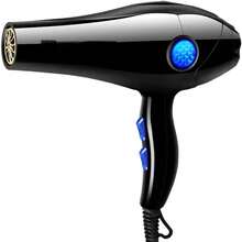 Secador de Pelo Portátil de Viaje de 1000W de Alta Potencia que No Daña el Cabello - Negro - Ver 4