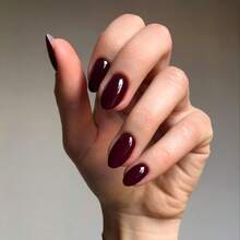 COSMI MILANO Made In The UK. One 8ml Nail Polish With A Moisturizing And Nourishing Treatment And A Professional Salon Gloss Finish. With A Glossy Glass Effect, Natural Clear Gel, Long Lasting, Quick Drying For Elegant And Professional Nail Care. - BORDEAUX 229 - 查看 3