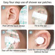 20pcs Children's Waterproof Ear Stickers, Swimming Waterproof Ear Covers, Suitable For Water Sports, Bathing, Ear Protection, Waterproof Ear Plugs And Local Waterproof Stickers - Multicolor - View 4
