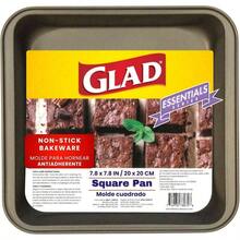 Molde para Hornear De 20x 20 Recubrimiento Antiadherente Molde para Brownies Postres Pan Molde para Pastel Molde de Aluminio para Hornear Platillos Dulces y Salados 1 Pieza - plateado - Ver 1