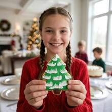 - Cortador de galletas para rbol de Navidad, 8.9, fabricado en Estados Unidos - inicial - Ver 2