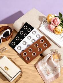 1PC Faixa de Cabeça Punk Fashion Gótica, Acessório de Cabelo Feminino Macio Antiderrapante Elástico Vazado, Faixa de Cabeça para Praia, Férias, Yoga e Desporto - Borgonha - Ver 7