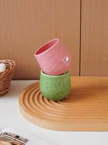 1件/2件/4件 岩石紋理陶瓷咖啡杯 手捏墨染飲水杯 抹茶茶杯 小容量 適合居家日常使用 下午茶 花茶 黑茶杯 送禮 節日裝飾 - 彩色 - 查看 9