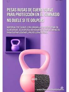 kettlebell 6kg morado - Lila Púrpura - Ver 5