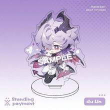 New Q-Version Double-Sided Printed Acrylic Standee Cute Cartoon Figure Desktop Office Decor, Ideal Birthday Gift And Collectible For Game And Anime Fans - Multicolor - View 3