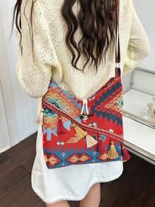 A Fashionable Versatile Women's Crossbody Bag, 2026 New Design, Elegant And Modern Style - Red - View 6