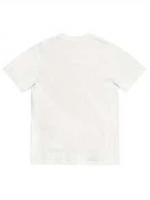 Camiseta de manga corta de verano para mujer - Estampado de paisaje tropical de playa con palmeras y olas - Top casual vibrante con cuello redondo estilo Cancún mexicano - Camiseta de playa - Blanco - Ver 3