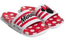 X Adidas Adilette Comfort Slide 'Minnie Mouse' White Cloud-White Ray-Red Core-Black Sneakers Women GW1060 - 彩色 - 查看 4