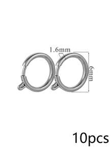 10 Pcs Round Spring Gate Clasps, 304 Stainless Steel 18K Gold Plated Open Jump Rings For DIY Handmade Necklaces, Bracelets And Keychains - Slingshot Buckle - View 12
