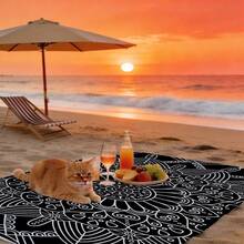 1pc Realistic 3D Dolphin Print Microfiber Beach Towel, Quick Dry Sand Resistant Super Absorbent Swimming Towel, Large Rectangle Beach Blanket For Summer Vacation Pool Travel Camping Bath Use - Multicolor - View 6