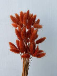 30-240pcs 44cm Artificial Rabbit Tail Grass, Home Decor Artificial Rabbit Tail Grass Stems, Suitable For Bohemian Style Floral Arrangements, DIY Crafts, Home Kitchen And Wedding Decor, Christmas Decor, Thanksgiving Decor, DIY Wreath Decor - Burnt Orange Rabbit Tail - View 5