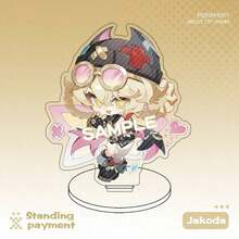 New Q-Version Double-Sided Printed Acrylic Standee Cute Cartoon Figure Desktop Office Decor, Ideal Birthday Gift And Collectible For Game And Anime Fans - Multicolor - View 7