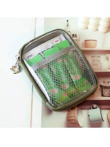 Easy Storage Small Pouch Coin Lipstick Data Cable Organizer Bag Portable Mini Travel Makeup Bag Transparent Makeup Bag Hot Large Capacity Makeup Bag Toiletry Bag - Multicolor - View 4