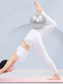 1pc 25cm Yoga Pilates Fitness Ball - Multicolor - View 7