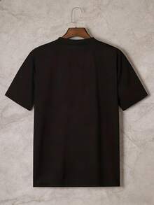 80g, unisex, estilo cuello redondo, transpirable, que absorbe la humedad y no sofoca, cómoda y suave, apta para todas las estaciones, adecuada para regalar en festivales, para hombre y mujer - Negro - Ver 2