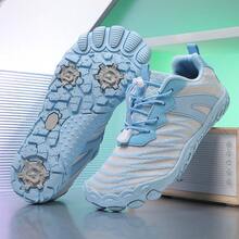 Zapatillas de senderismo, antideslizantes, resistentes al desgaste, transpirables, zapatillas de escalada, zapatillas de trekking, zapatillas casuales, zapatillas para deportes y fitness en interiores, zapatillas de malla - 710 Luna Azul - Ver 5
