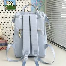 MIDIMOUSE 1 pieza Mochila para mamá, bolsa de viaje ligera con estampado, mochila multifuncional de gran capacidad, bolso de mano, mochila para madre e hijo, mochila para estudiantes mujeres, mochila ligera de gran capacidad, mochila escolar de moda para secundaria y primaria - Multicolor - Ver 8
