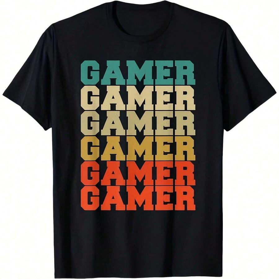 Camisetas masculinas - Preto - Ver 1