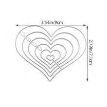 1pc Basic Geometric Frame Metal Carbon Steel Cutting Dies For DIY Embossing And Cutting, Suitable For Scrapbooking, Card Making, Photo Albums And Craft Decoration - C-Silver - View 11